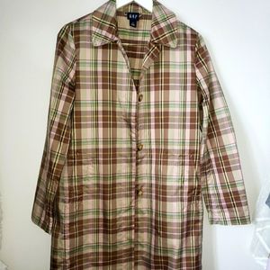 Gap Plaid Jacket Lightweight Super Cute Worn A Few Times Excellent Condition S-M